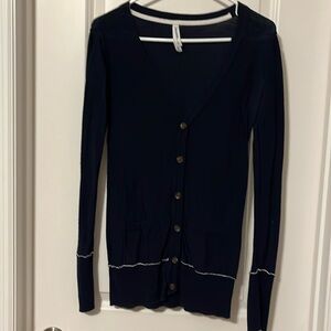 Aeropostale navy cardigan with pockets